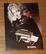 Seltene Werbung vintage YAMAHA CLAVINOVA Damit Ihnen nicht Begleitung fehlt 1985