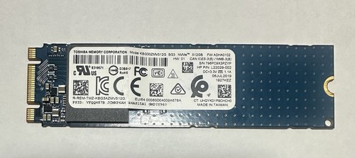 Toshiba 512gb health ssd - 512gb, 93%