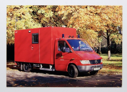 Feuerwehr postkarte - feuerwehr,