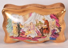 Große Porzellan Schatulle