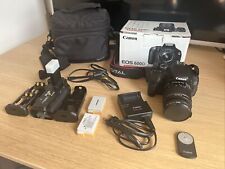 Canon EOS 600D/Rebel T3i 18.0 MP SLR-Digitalkamera - Kit mit Zubehörpaket in OVP