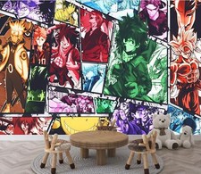 Vintage Anime Manga Collage