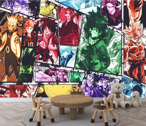 Vintage anime manga collage - anime,