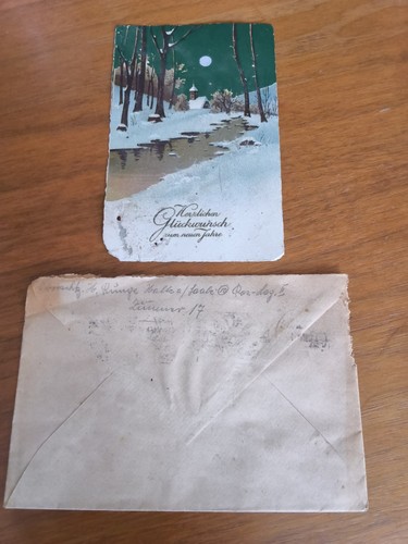 Weihnachtskarte 100 jahre - jahre, alt