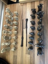 Deagostini Harry Potter Schach Sammlung Figuren nur Figuren komplett Zauberstäbe