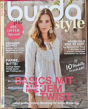 burda style Zeitschrift 04/2023 ein cooles Etuikleid mit Falten