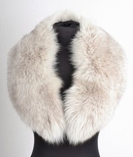 Z603 FUCHS KRAGEN SHADOW FUCHSSTOLA PELZKRAGEN SCHAL FÜR MANTEL - FOX FUR COLLAR