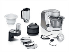 BOSCH MUM5XW34 Serie 4, MUM 5 Küchenmaschine Weiß/Champagne