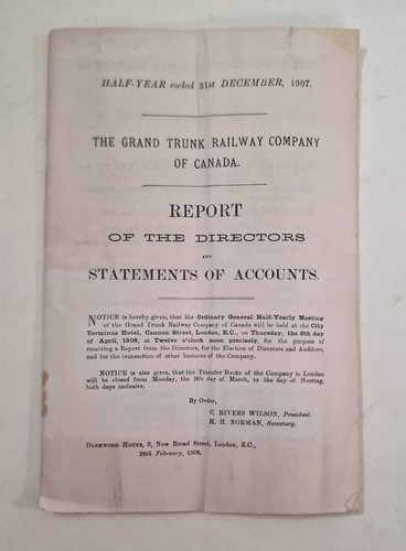 Grand trunk railway - trunk,