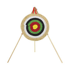 Strohzielscheibe - 50x50x5cm mit Ständer im Set für Bogenschießen Einsteigerset