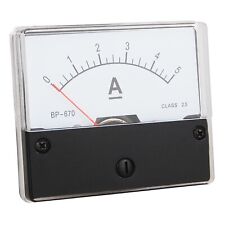 Messinstrument 0 - 5 A DC zum Einbau, Analog Amperemeter, mit Shunt