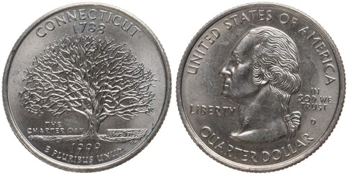 Usa amerika 25 cents - -,