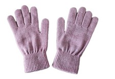 Damen Handschuhe rosa silber