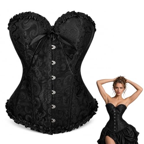 Korsett damen schwarz - korsett,