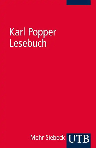 Karl popper lesebuch - karl,