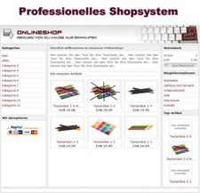 Professionelles Shopsystem -