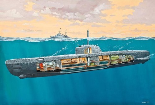 Revell deutsches boot typ - deutsches, u-boot