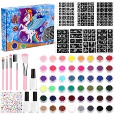Glitter Tattoo Set 42 Farben