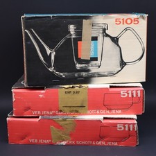 19tlg. Teeservice Jenaer Glas