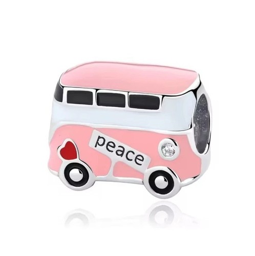 Silber s925 rosa - bus, charm