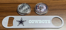 Dallas Cowboys Set: 2x NFL Coins Highland Mint + WinCraft Flaschenöffner USA