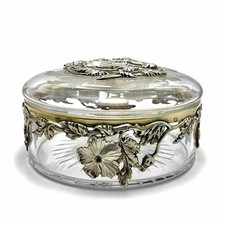 JUGENDSTIL SILBER GLAS