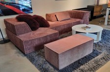 COR - Sofa + Hocker Trio Stoff altrose / Stoff altrose - LP 9.495,- EUR