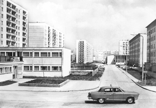 Halle neustadt echt foto - ak,