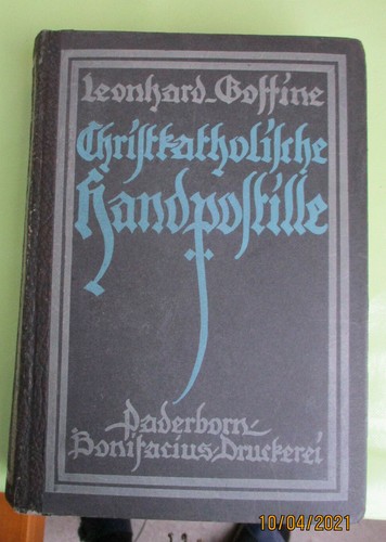 Christkatholische handpostille - christkatholische,