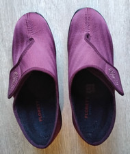 Damen Hausschuhe Größe 42 von Florett Germany neu weinrot