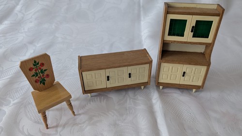 Puppenhaus möbel vitrine - möbel, ,1