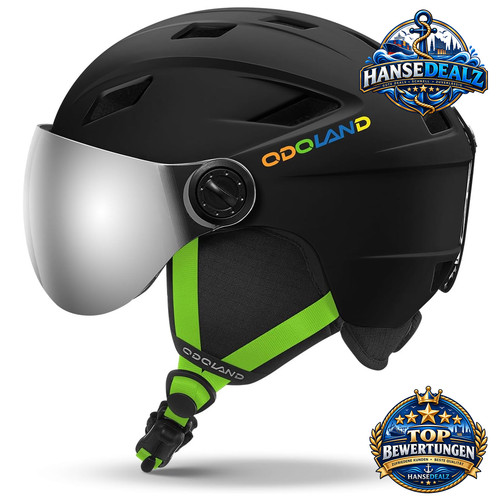 Skihelm mit visier verstellbar - skihelm,