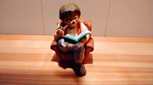 Göbel mecki igel figur bemalt - figur,