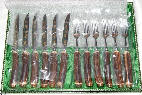 Linder steakbesteck rehwappen - linder,
