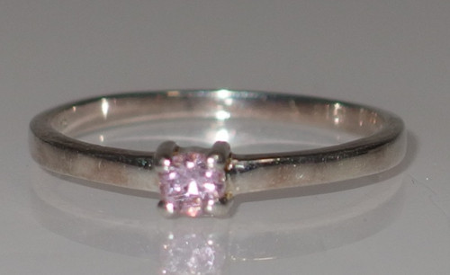 Solitär ring 925 silber - ring,