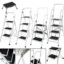 Trittleiter 2 3 4 Stufen Klapptritt Haushaltsleiter Werkstattausrüstung Leitern