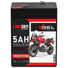 LANGZEIT Gel Batterie 6V 5Ah