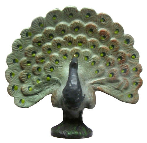 Sehr alte massefigur pfau - alte,