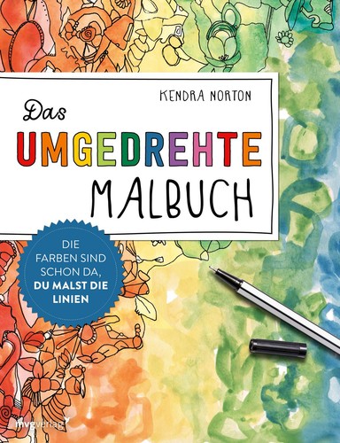 Das umgedrehte malbuch bunte - malbuch,