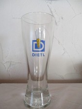 altes Weißbierglas Dietl Bräu Straubing