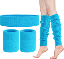 Beinlinge Set Damen 80Er Neon