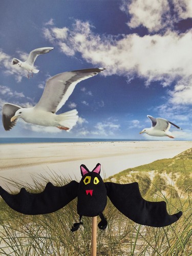 Handpuppe fledermaus 10 - , ca.