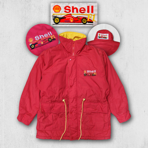 Vintage ferrari shell jacke - f1,