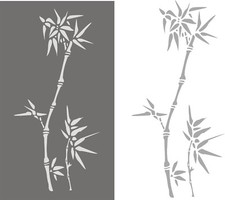 Stupfschablone Wandschablone