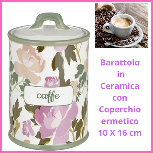 Vintage keramik kaffeedose - vintage,