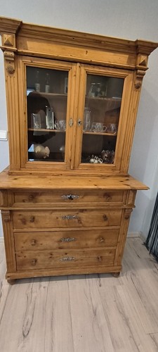 Buffet vitrinen schrank antik - buffet,
