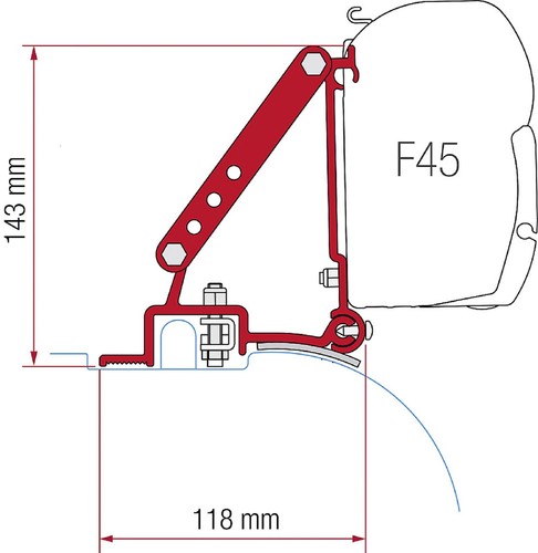 Fiamma adapter kit - adapter,