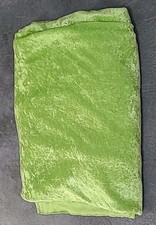 Dekostoff apfelgrün ca. 1,70 x 2,6 m Pannesamt Stoff Samt glänzend NEUwertig