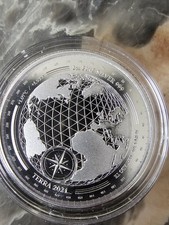 Silbermünze „Terra“ aus