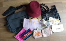 Damen Taschenpaket 9-tlg. Taschen Kosmetiktaschen Hut TOP
